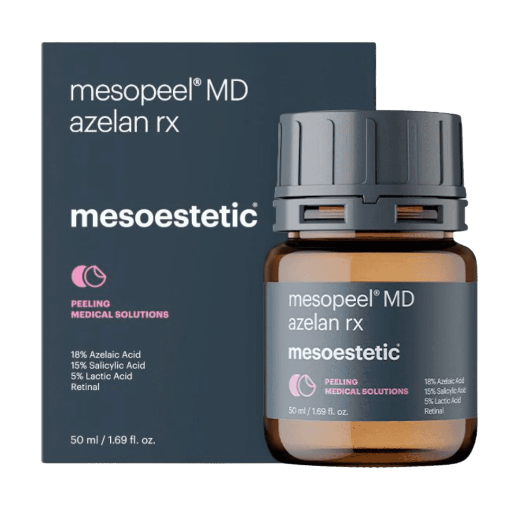 Couperose Behandlung Wien mit mesopeel MD azelan rx 2 mesopeel
