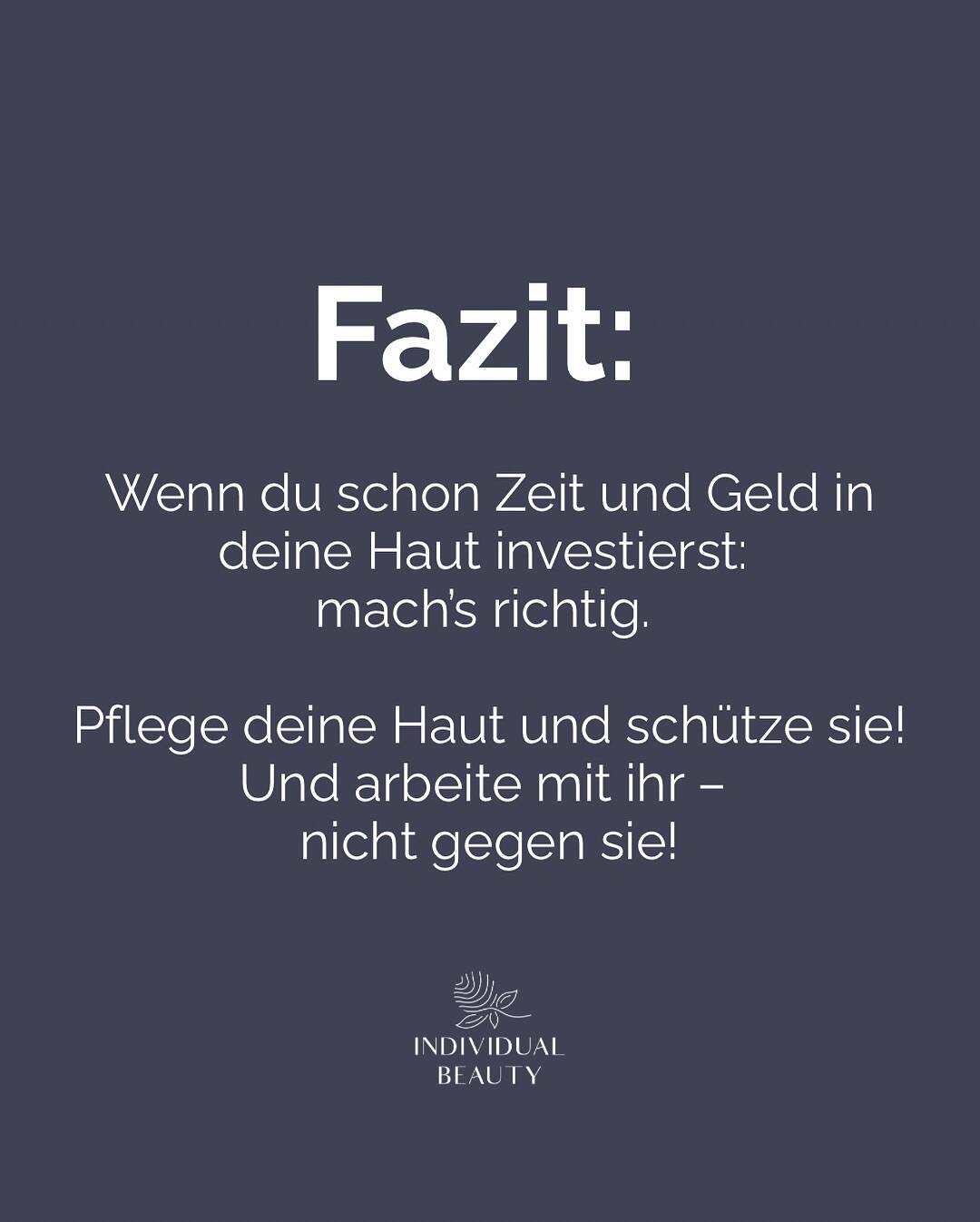 Kosmetikbehandlungen – und trotzdem keine Verbesserung?
Viele Kundinnen und Kunden investieren viel Geld und Zeit in ihre Haut — und machen dann selbst alles wieder zunichte.
Hier sind die drei größten Fehler, die wir immer wieder sehen:
1. Kaffee auf leeren Magen.
Das entzieht deinem Körper Wasser, fördert Falten und hemmt sogar die Kollagenbildung.
Tipp: erst ein großes Glas Wasser trinken, dann den Kaffee genießen.
2. Sonne ohne Schutz.
UV-Strahlen sind immer da — selbst hinter Wolken, Fenstern, das ganze Jahr. Ohne Sonnenschutz altert deine Haut schneller und bekommt Pigmentflecken.
3. Falsch dosierte Drogerie-Produkte.
Oft zu stark, oft zu schwach — und meist nicht das, was deine Haut wirklich braucht. Viele investieren in Behandlungen, aber nicht in die richtige Heimpflege.
Wir wollen dir nichts „andrehen“ — sondern helfen, die Ergebnisse langfristig zu erhalten.
Wenn du schon Zeit und Geld in deine Haut investierst: mach’s richtig. Pflege deine Haut. Schütze sie. Und arbeite mit ihr – nicht gegen sie.
#hautalterung #antiaging #hautgesundheit #gesundehaut #antiagingtipps #hautpflegewissen #glowingskin #hautliebe #antiaging #beautyvienna #skincare #vienna #individualbeautywien